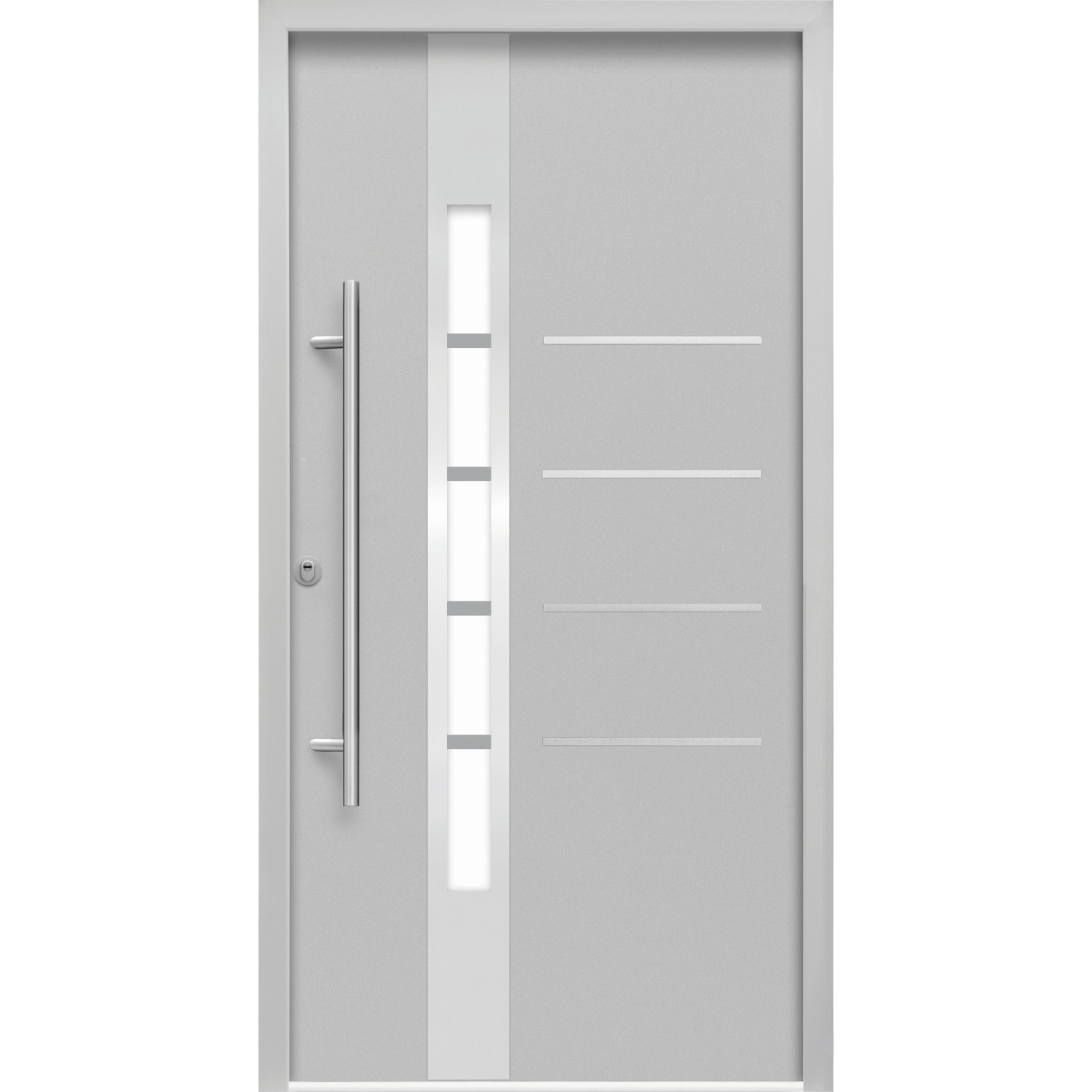 Splendoor Thermospace Haustür Berlin Prime 100x210 cm Grau L von Splendoor Thermospace