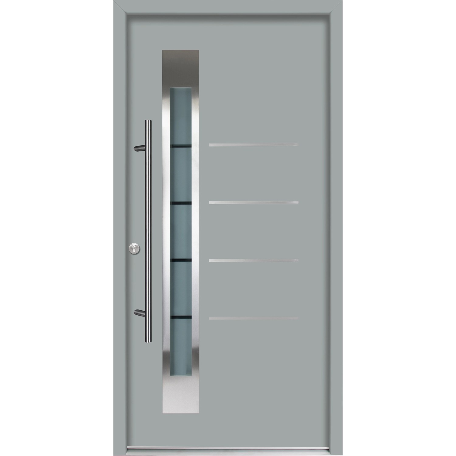 Splendoor Thermospace Haustür Berlin Prime 110x210 cm Grau L von Splendoor Thermospace
