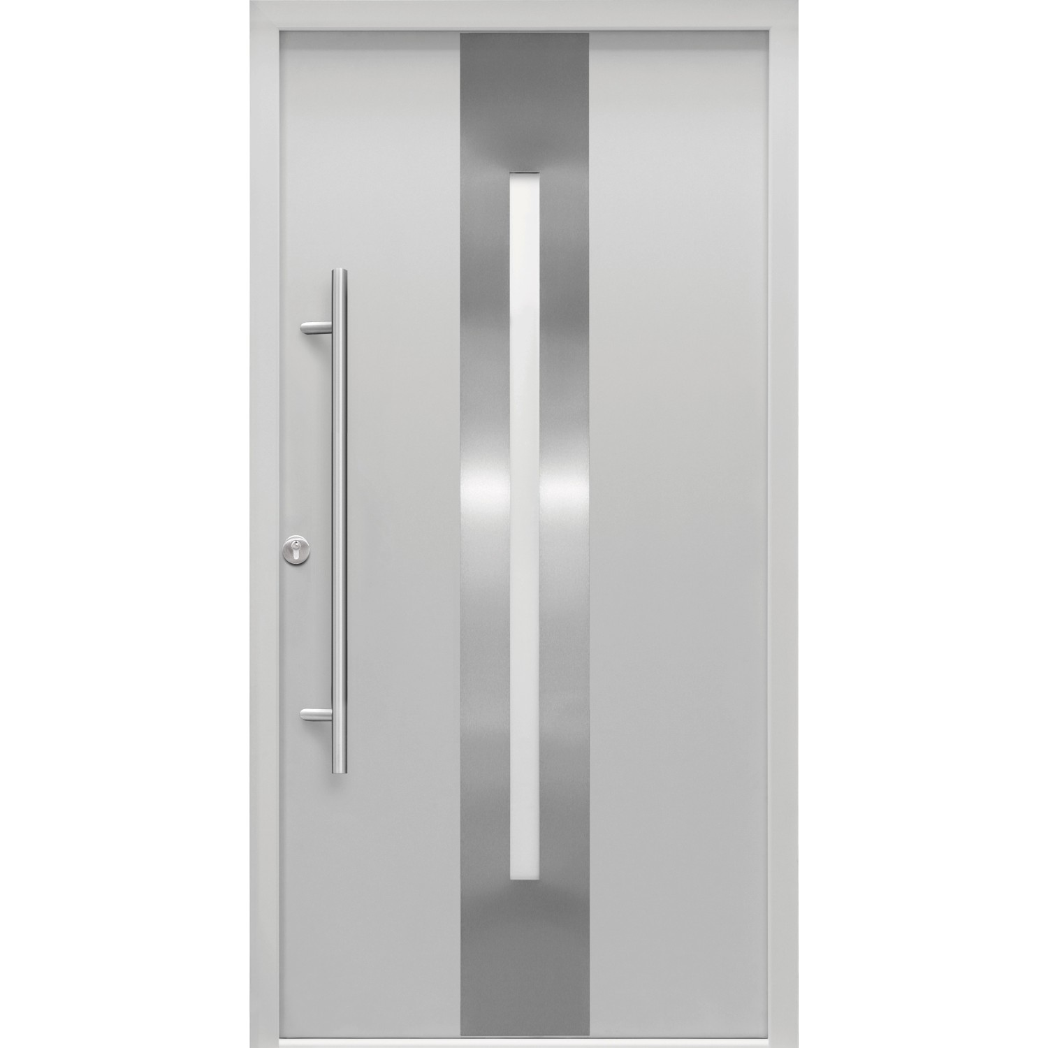 Haustür Thermospace Dublin Prime 110 cm x 210 cm Grau Anschlag L von Splendoor Thermospace
