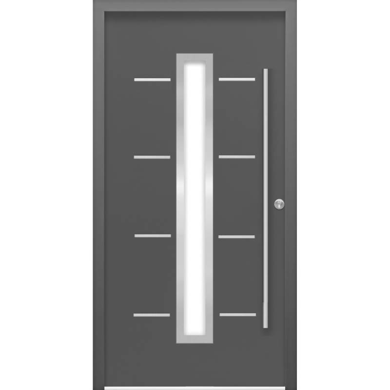 Haustür Thermospace Milano Prime 110 cm x 210 cm Anthrazit Anschlag R von Splendoor Thermospace