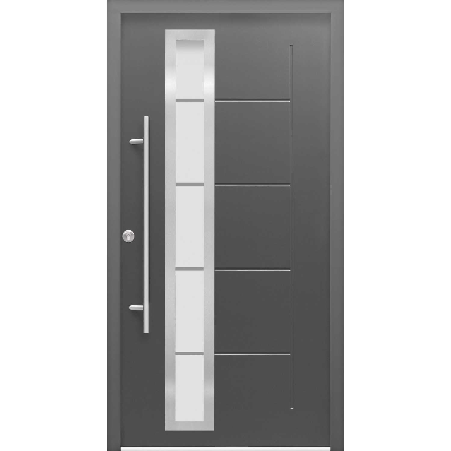 Haustür Thermospace Paris Prime 100 cm x 210 cm Anthrazit Anschlag L von Splendoor Thermospace