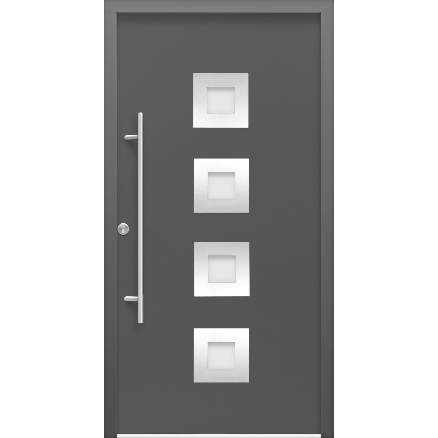 Haustür Thermospace Wien Prime 110 cm x 210 cm Anthrazit Anschlag L von Splendoor Thermospace