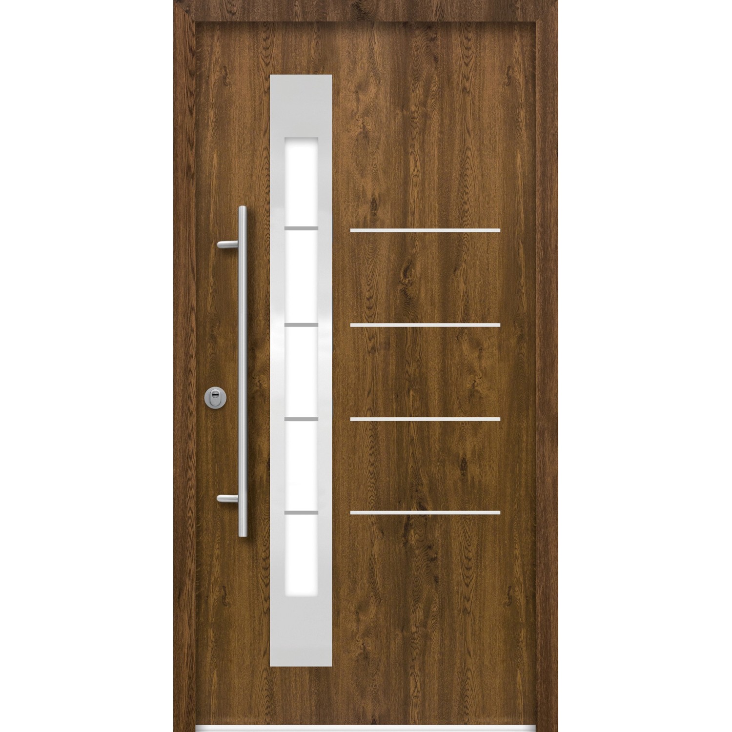 Splendoor Thermospace Sicherheits-Haustür Berlin Prime RC2K Nussbaum 110x210cm L Splendoor Thermospace Sicherheits-Haustür Berlin Prime RC2K Nussbaum 110x210cm L von Splendoor Thermospace