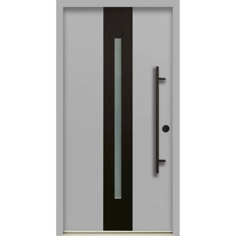 Sicherheits-Haustür ThermoSpace Prime Dublin RC2 Grau 100 x 210 cm Anschlag R Sicherheits-Haustür ThermoSpace Prime Dublin RC2 Grau 100 x 210 cm Anschlag R von Splendoor Thermospace