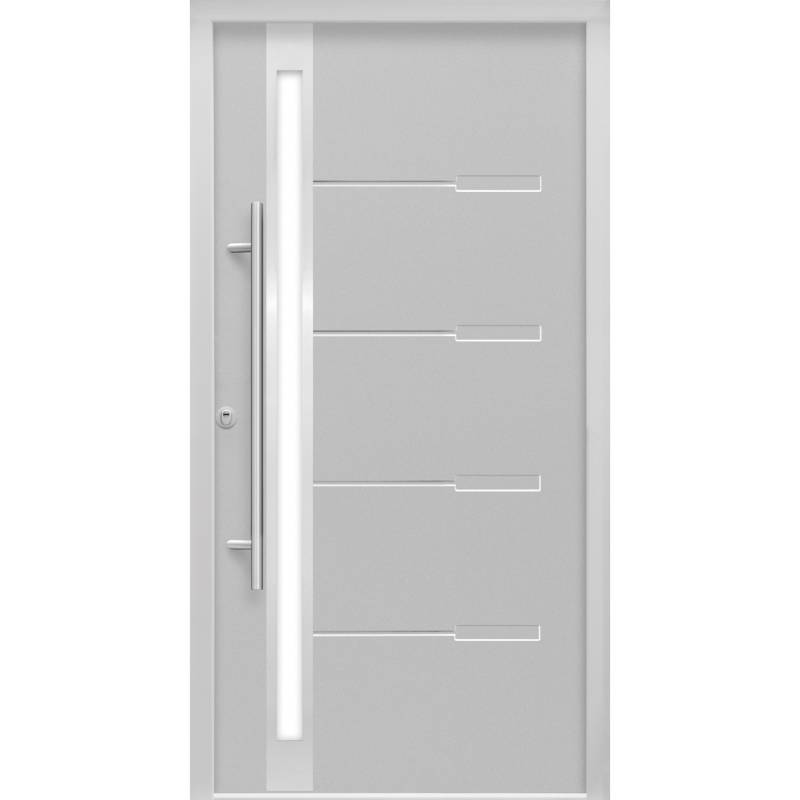 Sicherheits-Haustür ThermoSpace Prime Neapel RC2 Komfort Grau 100 x 210 cm L Sicherheits-Haustür ThermoSpace Prime Neapel RC2 Komfort Grau 100 x 210 cm L von Splendoor Thermospace