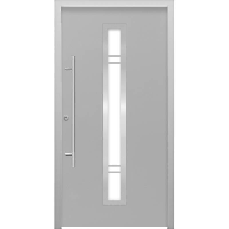 Sicherheits-Haustür ThermoSpace Prime Palermo RC2 Grau 100 x 210 cm Anschlag L von Splendoor Thermospace