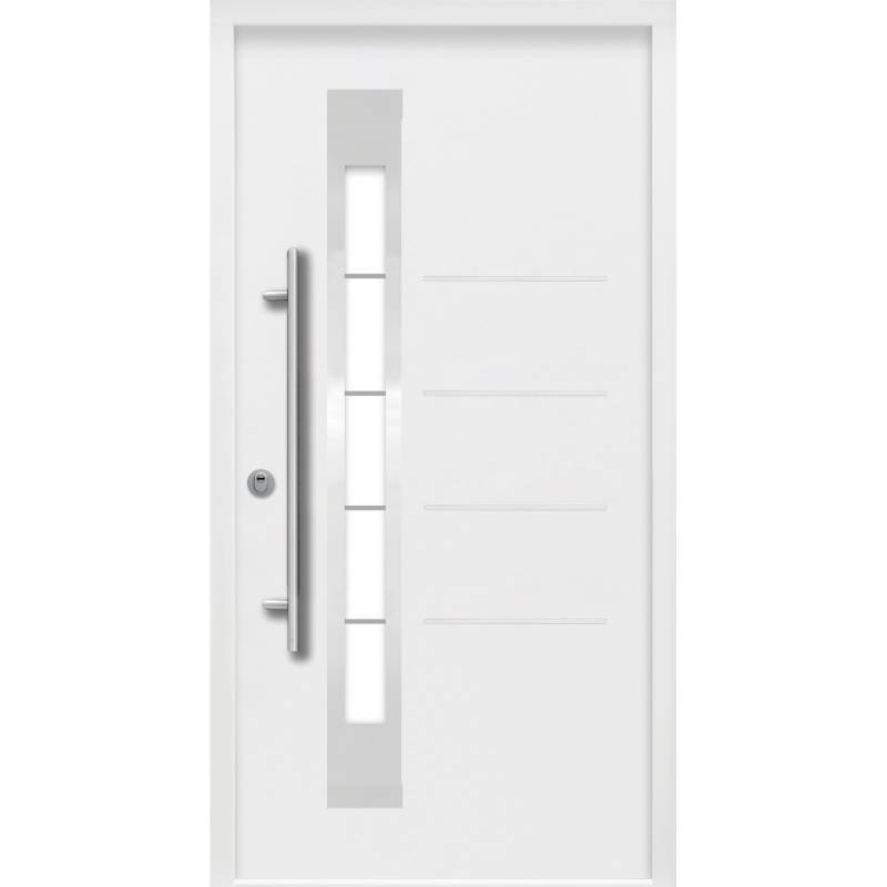 Splendoor Thermospace Sicherheits-Haustür Berlin Prime RC2 210x110 cm Weiß L von Splendoor Thermospace