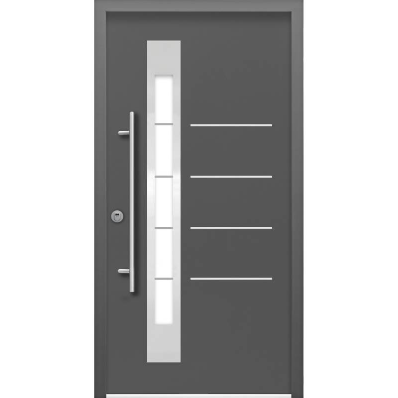 Splendoor Thermospace Sicherheits-Haustür Berlin Prime RC2K Anthr. 100x210 cm L von Splendoor Thermospace