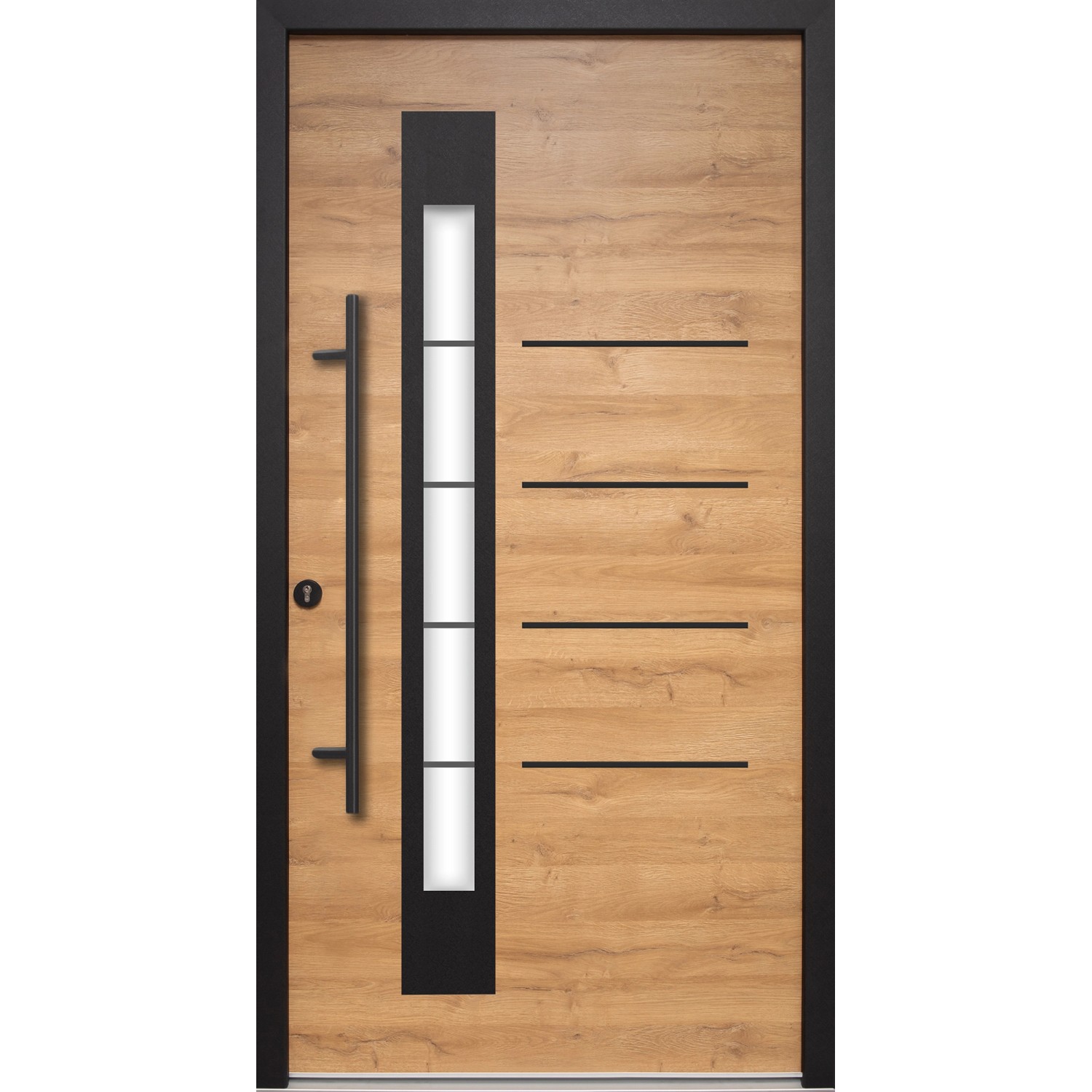 Splendoor Thermospace Haustür Berlin Prime Woodeffect 100x210 cm L von Splendoor Thermospace
