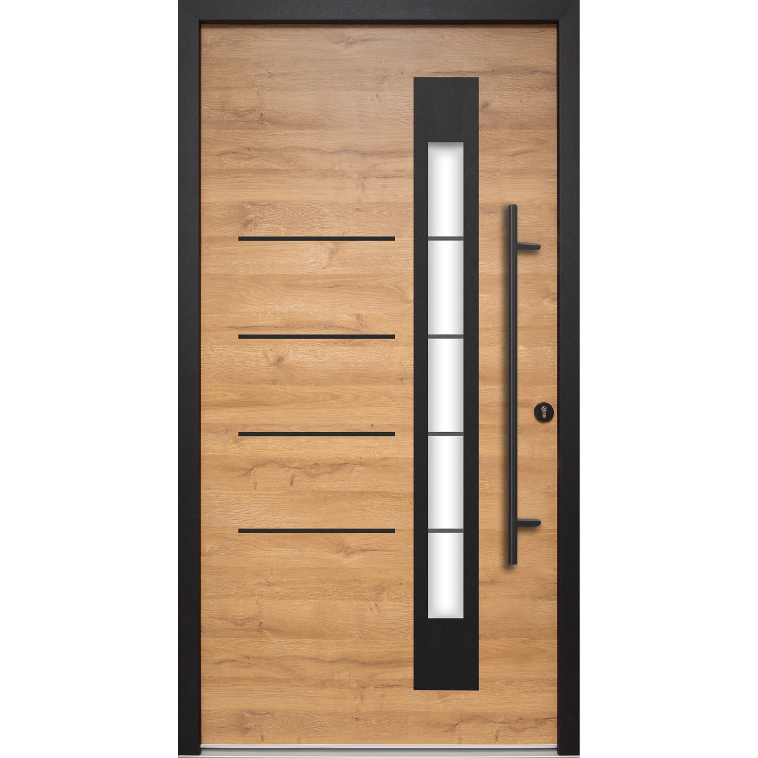 Splendoor Thermospace Haustür Berlin Prime Woodeffect 110x210 cm R von Splendoor Thermospace