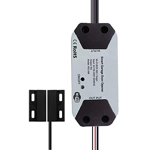 Splenssy Smart Garagentoröffner – 16 A/3000W – Universal WLAN Fernbedienung, Tuya WLAN Schalter, kompatibel mit Amazon Alexa und Google Home, Timer Funktion, Countdown Funktion Splenssy Smart Garagentoröffner – 16 A/3000W – Universal WLAN Fernbedienung, Tuya WLAN Schalter, kompatibel mit Amazon Alexa und Google Home, Timer Funktion, Countdown Funktion von Splenssy