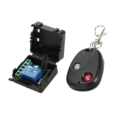 Splenssy Smart Home 433 MHz DC 12 V 1CH Drahtloses Fernschaltrelais Empfänger Sender Universal Fernbedienung Schaltmodul und RF Transmitter Fernbedienungen 1527 von Splenssy