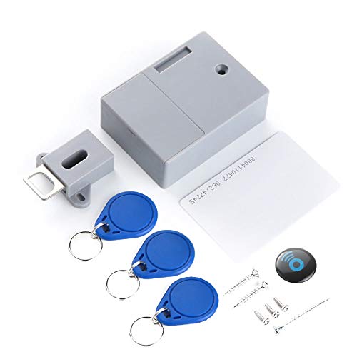 Splenssy Türschließer Batterie IC-Kartensensor Schrankschublade Intelligentes SmartLock DIY unsichtbares verstecktes digitales Schloss ohne perforiertes Loch von Splenssy