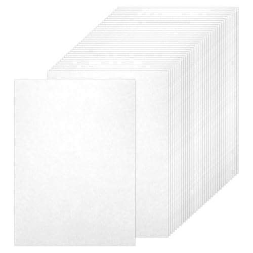 40 Stück Schrumpffolien-Schrumpffolie Bedruckbar,Transparentes Shrink Plastic Zur Herstellung Von Mit Buntstiften Handbemalten Bastelarbeiten (A5,20x14 cm) schrumpffolie (20 * 14 Papier*40) von Sploziia