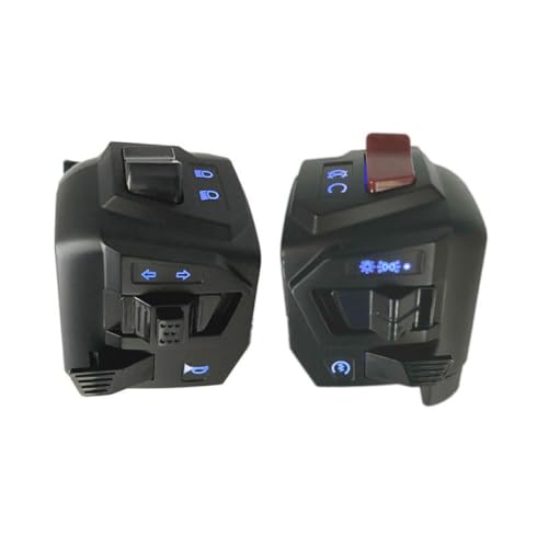 22 mm universeller Motorrad -Lenkerschalter kompatibel mit verschiedenen Modellen, einschließlich Pulsar NS200.(1 pair) von Spnqkxw