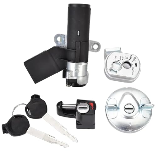 Brennstoffkappe Zündschalter Sitzverriegelung kompatibel mit NPS50 2003-2005 NPS 50 06 07 08 09 10 2011-2017 MODELLE PASSE TEIL NUMMER 35014-GERZ-Y21 von Spnqkxw