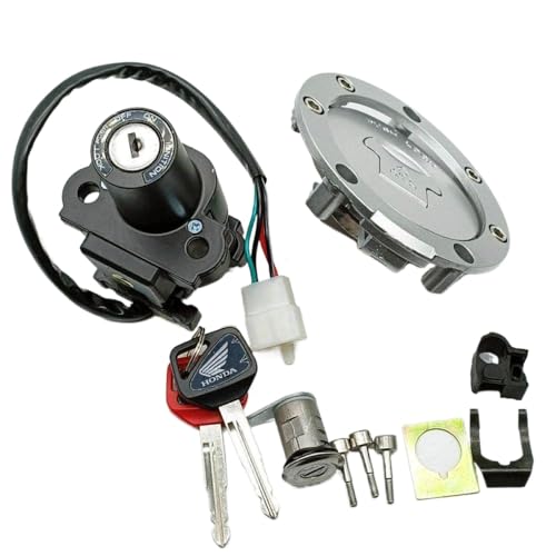 Zündschalter Lock Cap Cap Set Key, kompatibel mit CBF500 2004 2005 und CBF600 Naked 2004 2005 2009 und CBF600S ABS 2004 2009 Motorradmodelle Zündschalter Lock Cap Cap Set Key, kompatibel mit CBF500 2004 2005 und CBF600 Naked 2004 2005 2009 und CBF600S ABS 2004 2009 Motorradmodelle von Spnqkxw