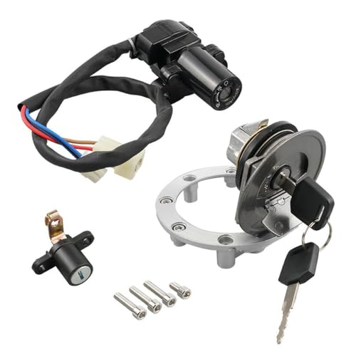 Zündschalter Sitzverriegelungskraftstoffkappe Abdeckung kompatibel mit XJ6 XJ6F XJ6N XJ6F XJ6N Motorradmodelle 2009 2012 2012 2013 von Spnqkxw