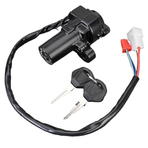 Zündschalter Sitzverriegelungsschlüssel -Set kompatibel mit XT660 XT660Z Tenere MT03 MT03 YZF R6 R6 YZFR1 R1 XJ6 XJ6F XJ6N FJ09 FZ09 FZ07 Motorradmodelle von Spnqkxw