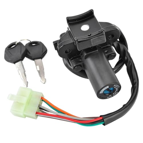 Zündschalterschlüssel kompatibel mit ZR400 ZZR400 ZZR600 ZXR400 ZX6 ZX6R ZX9R ZX7R ZX-9R ZX-7RR ZX600E ZXR750 ZX900 ZX750 Motorradmodelle von Spnqkxw