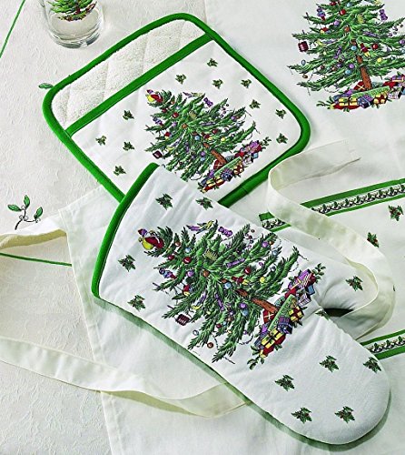 spode christmas tree pot holder & oven mitt set spode christmas tree pot holder & oven mitt set von Spode