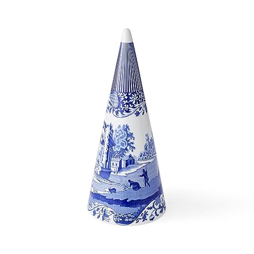 Blauer Italienischer Weihnachts-Formschnitt, 33 cm, einzeln von Spode
