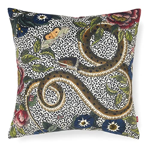 Creatures of Curiosity Kissen mit Tiermotiv, Samt, 45 x 45 cm von Spode