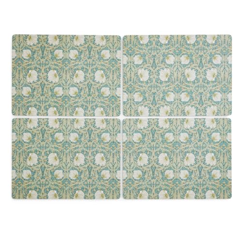 Spode Morris & Co X0010649172 Pimpernel Privat Platzsets, groß, Grün, 40,1 x 29,8 cm von Pimpernel