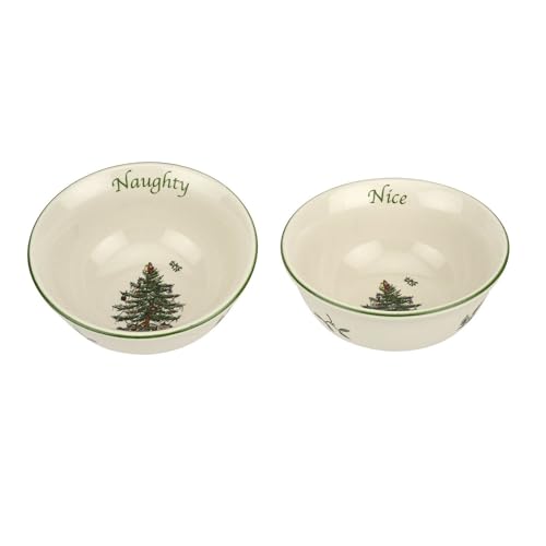 Spode 1667372 Dipschalen 2er Set, Steingut, Mehrfarbig, 4" D x 1.25" H von Spode