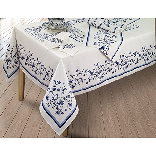 Spode Avanti Linens - Tischdecke, rechteckige Tischdecke, Küchendekoration Blue Portofino Spode Avanti Linens - Tischdecke, rechteckige Tischdecke, Küchendekoration Blue Portofino von Spode