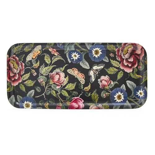 Spode CRCBK8843-XL Birken-Tablett, rechteckig, 31 cm, Schwarz von Spode
