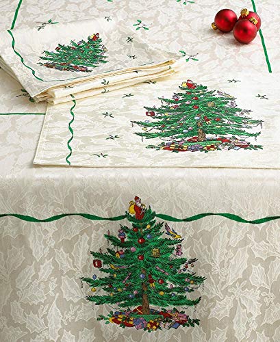 Spode Christmas Tree 60" x 120" Fabric Tablecloth by von Spode