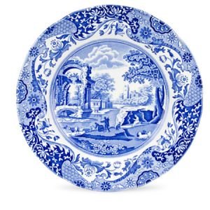 Spode Italienischer Teller, 27 cm, Blau von Spode