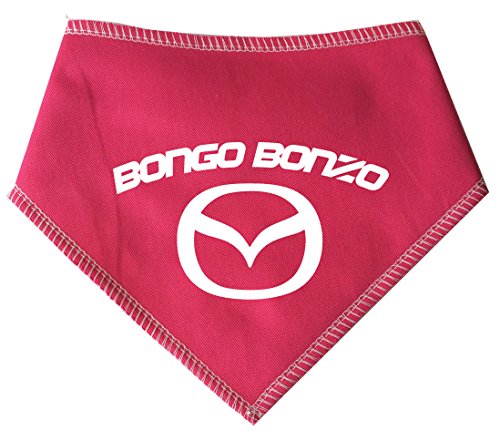 Spoilt Rotten Pets (S2 Hot Pink Mazda Bongo FRIENDEE, Bongo Bonzo Dog Bandana (klein, Hot Pink) von Spoilt Rotten Pets