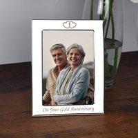 Zur Goldenen Hochzeit Jahrestag 50.foto-Bilderrahmen Geschenk-Ideen Für Valentinstag Frau Mann Jubiläen Geschenke von SpokenGifts