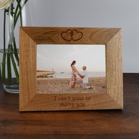 Personalisierte Herzen Holz Fotorahmen 200 Landschaftsgeschenke Ideen & Für Muttertag Geburtstagsfeier Hochzeit Verlobung Jahrestag von SpokenGifts