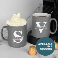 Personalisierte Initial & Name Set Von Satin Tassen Laser Gravierte Geschenke Ideen Geschenk Für Geburtstag Weihnachten Verlobung Hochzeit von SpokenGifts