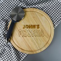 Personalisierte Pizza Große Runde Schneidebrett Holz Geschenke Ideen Für Weihnachten Geburtstag Liebhaber von SpokenGifts