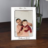 Personalisierter Unser 1. Vatertag Zusammen 4x6 5x7 Fotorahmen Bild Geschenke Ideen Für Papa Neue Baby Babyrahmen von SpokenGifts