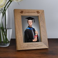 Personalisierter Abschluss-Fotorahmen Aus Holz 4x6 5x7 Geschenke Ideen & Für Eine Abschlussgeschenk-Abschluss-Masters-School-Abgänger-Feier von SpokenGifts