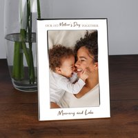 Personalisierter Unserer 1. Muttertag Zusammen 4x6 5x7 Fotorahmen Bild Geschenke Ideen Für Mama Neue Mutter Babyparty Neugeborene von SpokenGifts