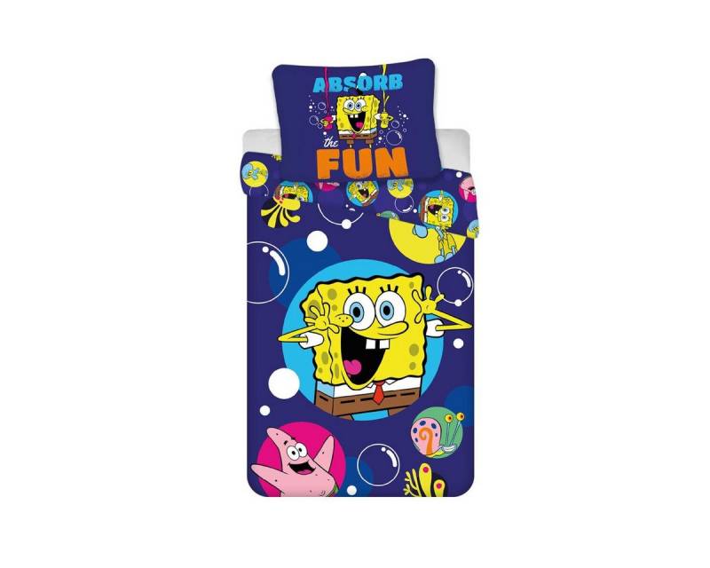 Sponge Bob Kinderbettwäsche SpongeBob Absorb Bettwäsche 140x200cm Kinder von Sponge Bob