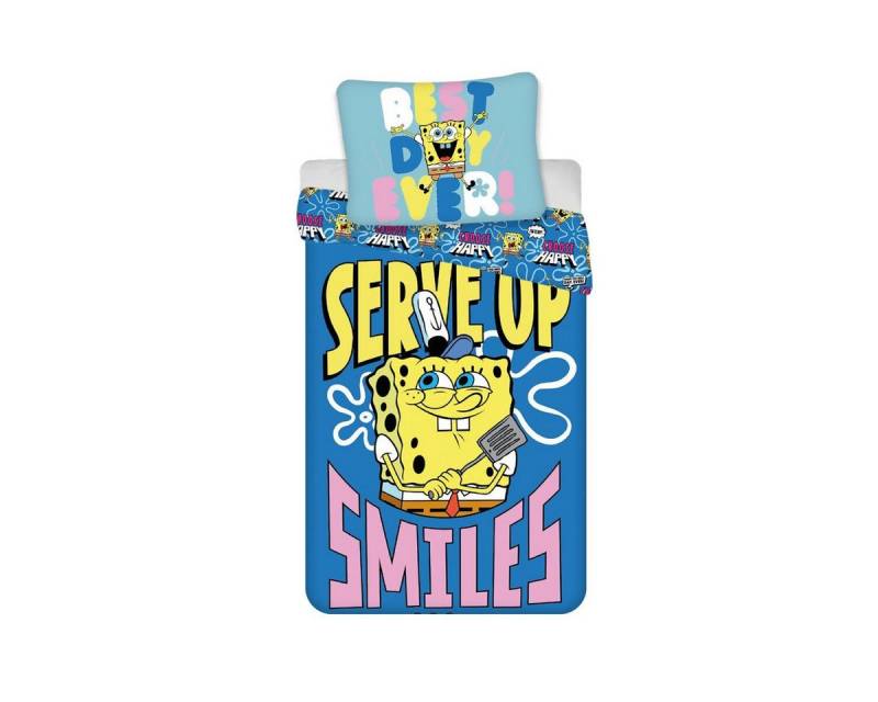 Sponge Bob Kinderbettwäsche SpongeBob Serve Up Bettwäsche 140x200cm Kinder von Sponge Bob