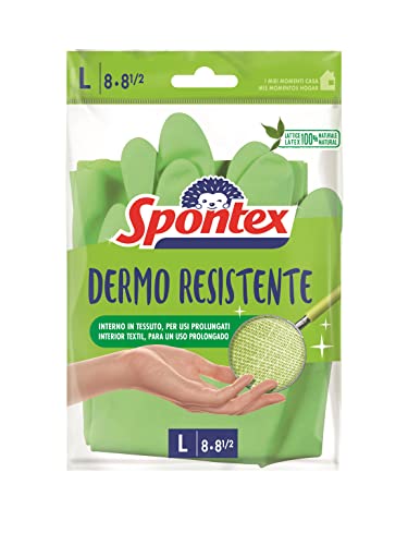 Spontex Latex Handschuhe (8-8 1/2 ),Grün von Spontex