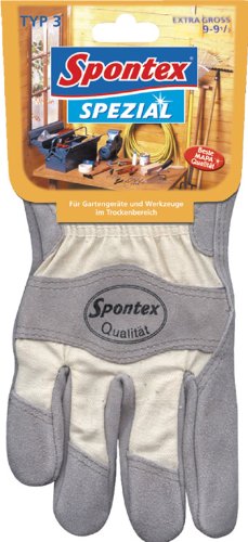 Spontex 12130069 Gartenhandschuhe Spezial Typ 3 Gr. 9-9.5 für grobe Arbeiten im Trockenbereich von Spontex