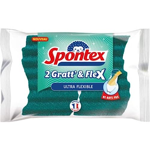 SPONTEX - Gratt & Flex Schwamm - 28 Schwämme (14 Packungen mit 2) von Spontex