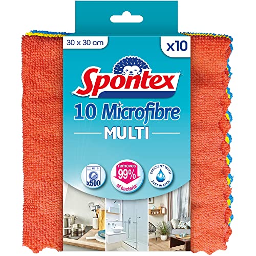 Spontex MF Multi Mikrofasertuch, 10 Stück von Spontex