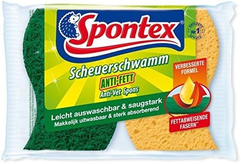 Spontex Scheuerschwamm Anti - Fett für alle robusten Oberflächen von Spontex