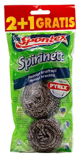 Spontex Spirinett Topfreiniger, 10er Pack (10 x 3 Stück) von Spontex