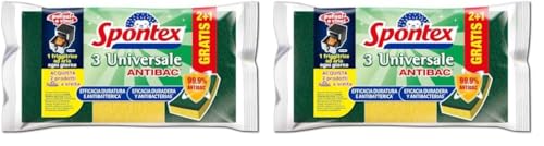 Spontex Topfreiniger Universal - 2 + 1 Stück (Packung mit 2) von Spontex